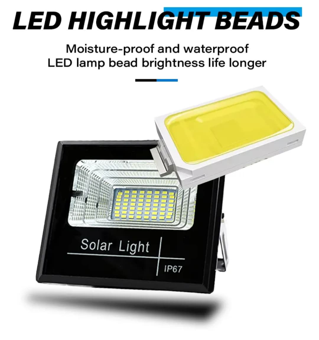 100W Solar LED Flood Light